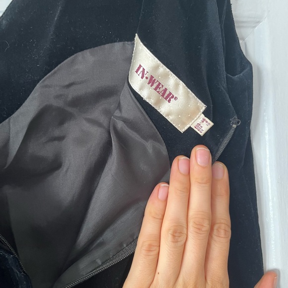 Vintage velvet minidress. - Picture 5 of 11